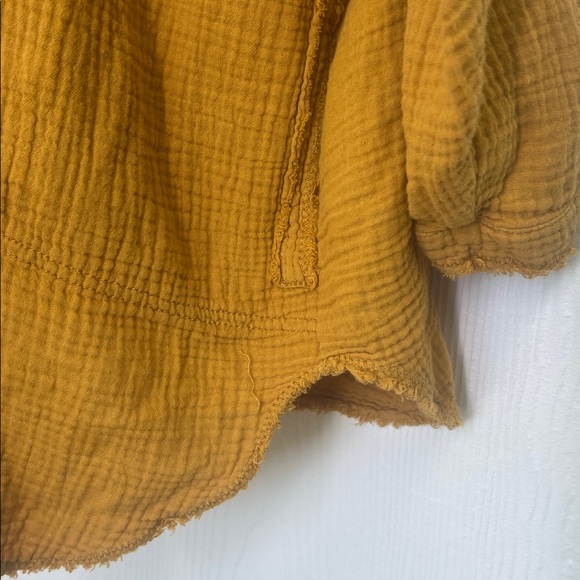 Free People - We The Free Summer Daydream Button Down Boho Blouse Size Medium - Picture 8 of 14